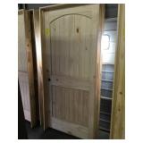 36" RH Interior Arch Top Pine Door