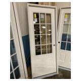 32in x 80in LH fiberglass 12 lite door