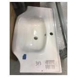 Single Hole Porcelain Sink