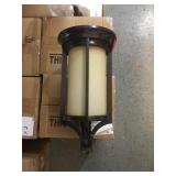 One Light Outdoor 15in Wall Lantern x2