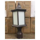 One Light Outdoor Post Lantern x2