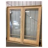 6/0 x 6/8 full view pine prehung interior door