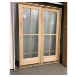 5/0 x 6/8   4-lite interior prehung French door
