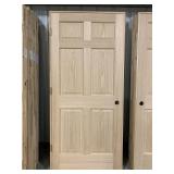 36' RH Interior Oak Door
