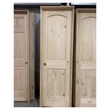24' RH Interior Arch Top Pine Door