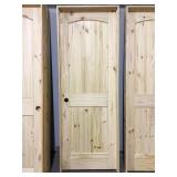 28' RH Interior Arch Top Pine Door