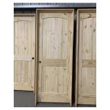 30' RH Interior Arch Top Pine Door