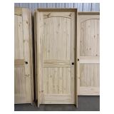 32' LH Interior Arch Top Pine Door