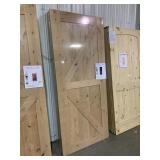 36' Knotty Alder Barn Door Slab