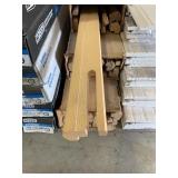 79-5/8' Pine Mullion boxes x3