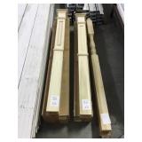 Unfinished Poplar Banister x2