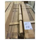 42in oak unfinished baluster x12