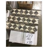 3.25in x 12in Marble Listello x90