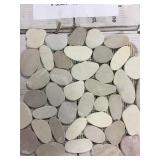Mix Beige/White Pebbles Mosaic Tile x99