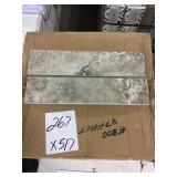 13in x 3in Porcelain Tile x517 pieces