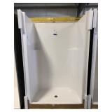 48' Center Drain Alcove Shower Unit