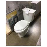 American Standard White Elongated Toilet