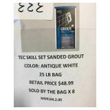 25lb Tec Skill Set Sanded Grout x8