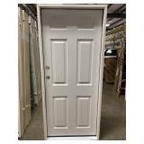 32in x 74in RH Steel Ext 6 Panel Door
