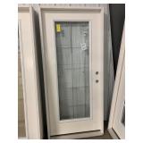 36in x 80in LH fiberglass full view door