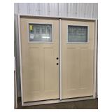 6' LH Zinc Leaded Craftsman French Door