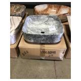 Vessel square sink