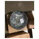Round vessel sink