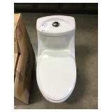 Enviro flush one piece elongated toilet
