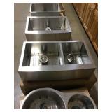 36in farmhouse apron 60/40 double bowl sink