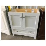 30' Blue-Gray Single Bowl Vanity NO TOP
