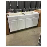 60in x 21in Double vanity base no top
