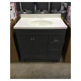 37in x 22in vanity with top