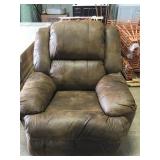 Brown recliner