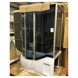 Freestanding LH Tub & Shower Unit