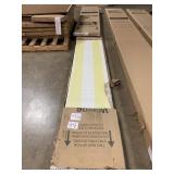2 garage door panels sold one money. DAMAGED