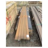 Mixed pallet of deck boards and trim PCs. One $