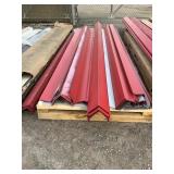 Red steel roofing/siding accessories for one money