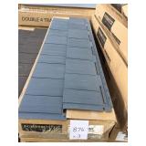 Midnight Surf D7 vinyl shake siding x 3