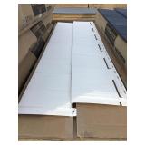 White D7 vinyl shake siding x 3