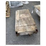 Used Wooden 3 wheel cart
