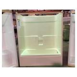 Tub and shower unit