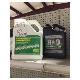 1gal of R & O Hydraulic and Bar & Chain Oil x2