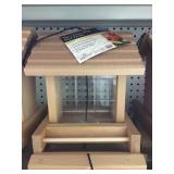 Cedar Bird Seed Feeder x3