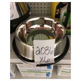 64oz Pet Food/Water Dish x6
