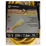 25ft Polar Solar Outdoor Extension Cord x4