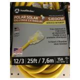 25ft Polar Solar Outdoor Extension Cord x4