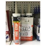10.1fl.oz Tube of Fire Rated Silicone Sealant x12
