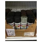 Cans of Mixed Spray Paint x20