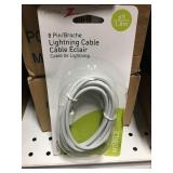 Box of 4: 6ft 8 Pin USB Lightning Cable x3