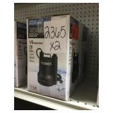 Submersible Utility Pump x2